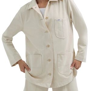 Women’s Light Khaki Duster Jacket, Size XXL